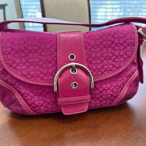 Coach Pink Shoulder Bag